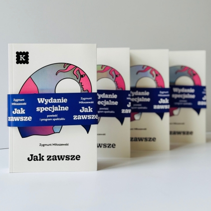 Tylko u nas: powieść „Jak zawsze” i program spektaklu w jednym!   