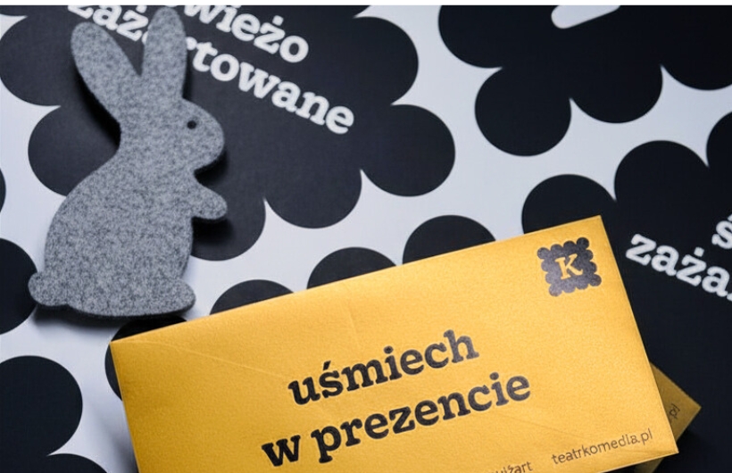 Zajączek, prezent, uśmiech!