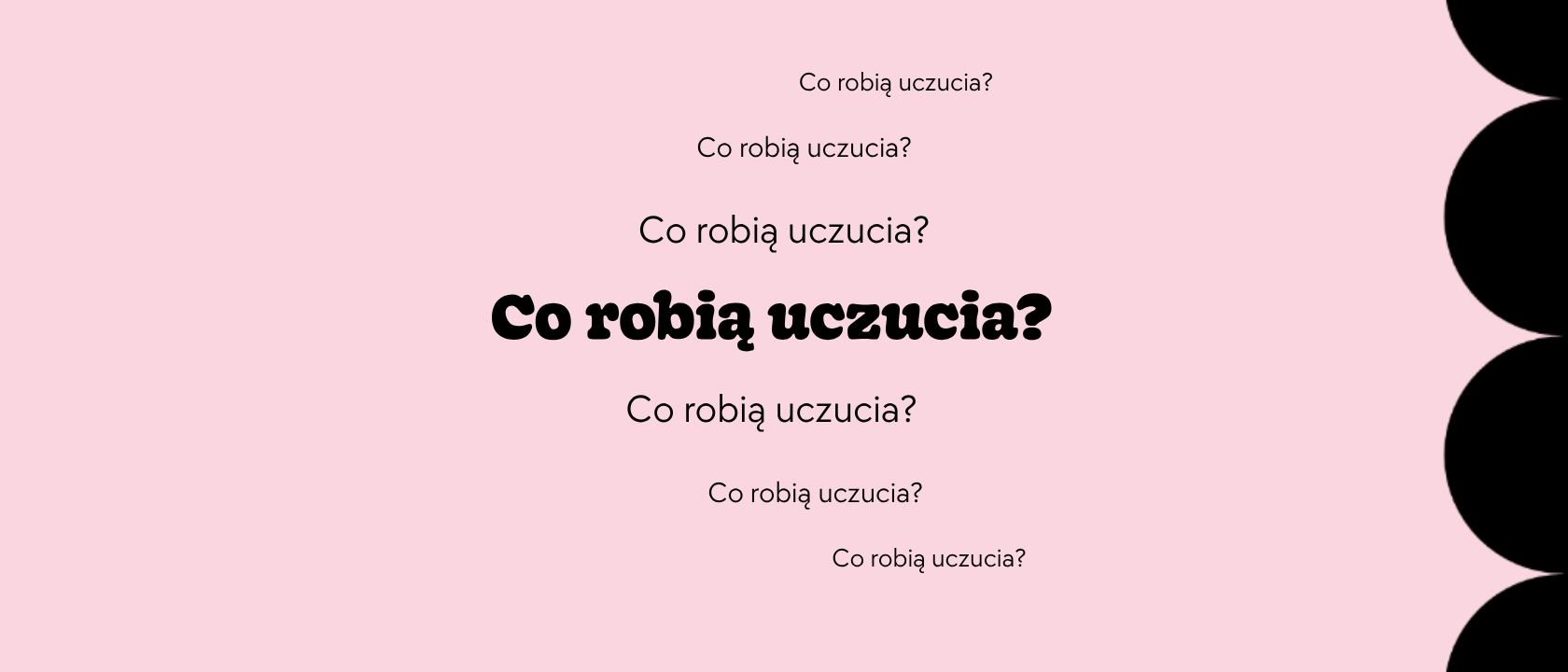 grafika przedstawia napis 