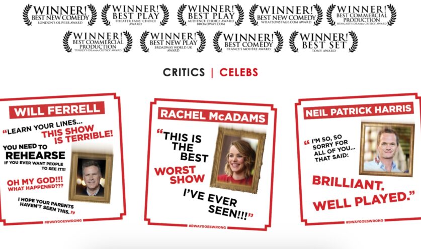 Obraz Główny: The play that goes wrong - broadwaygoeswrong.com