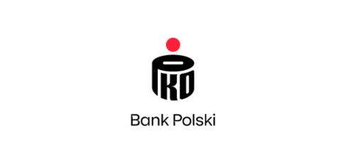 logo pko banku polskiego, widać napis 